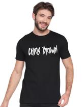 Camisa Camiseta Preta Chris Brown 11:11 Tour Brasil M7