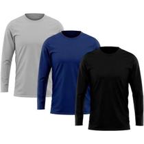 Camisa Camiseta Proteção Solar UV 50 Térmica Manga Longa Unissex Ciclismo Praia