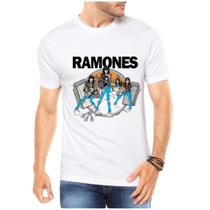 Camisa-camiseta Ramones Banda de rock Punk Rock T-Shirt Blusa unissex envio Camisa-camiseta Ramones Banda de rock Punk Rock T-Shirt Blusa unissex envio
