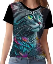 Camisa Camiseta Rave Gato Psicodélico Good Vibe Psicodeli 13