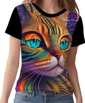 Camisa Camiseta Rave Gato Psicodélico Good Vibe Psicodeli 14 Camisa Camiseta Rave Gato Psicodélico Good Vibe Psicodeli 14