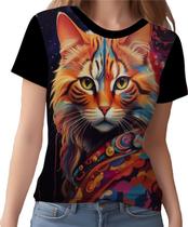 Camisa Camiseta Rave Gato Psicodélico Good Vibe Psicodeli 15 Camisa Camiseta Rave Gato Psicodélico Good Vibe Psicodeli 15