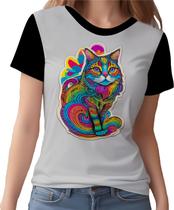 Camisa Camiseta Rave Gato Psicodélico Good Vibe Psicodeli 20