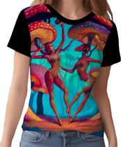 Camisa Camiseta Rave Jardim Psicodélico Good Vibe Cogumel 12