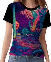 Camisa Camiseta Rave Jardim Psicodélico Good Vibes Psico 9 Camisa Camiseta Rave Jardim Psicodélico Good Vibes Psico 9