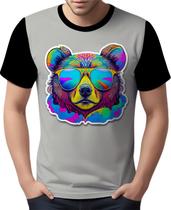 Camisa Camiseta Rave Urso Psicodélico Arco Iris Good Vibes 3