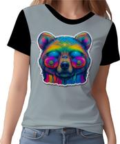 Camisa Camiseta Rave Urso Psicodélico Arco Iris Good Vibes 6