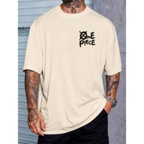 Camisa Camiseta Streetwear Anime Piece Luffy Chapéus Palha Gear 5