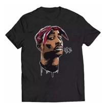 Camisa Camiseta T-shirt 2pac Rap Hip-hop Calicatura Tupac - Nessa Stop