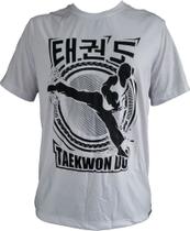 Camisa Camiseta Taekwondo Tit Tcha Gi - Branca - Duelo Fight