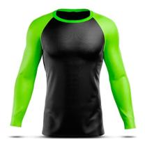 Camisa Camiseta Térmica Segunda Pele RashGuard Camuflada Academia Manga Longa Proteção Solar Esporte