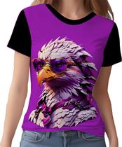 Camisa Camiseta Tshirt Animais com Óculos Águia Moderna HD 2 Camisa Camiseta Tshirt Animais com Óculos Águia Moderna HD 2