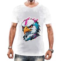 Camisa Camiseta Tshirt Animais Cyberpunk Águia Falcão HD 2