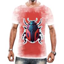 Camisa Camiseta Tshirt Animais Cyberpunk Joaninha Besouro 1 Camisa Camiseta Tshirt Animais Cyberpunk Joaninha Besouro 1