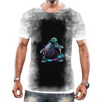 Camisa Camiseta Tshirt Animais Cyberpunk Tartarugas Réptel 3