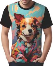 Camisa Camiseta Tshirt Cachorro Pop Art Realismo Cão HD 3