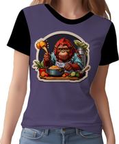 Camisa Camiseta Tshirt Chef Orangotango Cozinheiro Cozinha 3