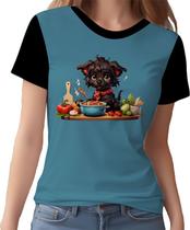 Camisa Camiseta Tshirt Chefe Cachorro Cozinheiro Cozinha 6