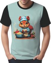 Camisa Camiseta Tshirt Chefe Esquilo Cozinheiro Cozinha 1