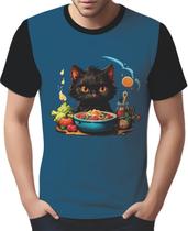 Camisa Camiseta Tshirt Chefe Gato Cozinheiro Cozinha 2