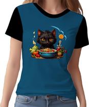 Camisa Camiseta Tshirt Chefe Gato Cozinheiro Cozinha 6