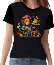 Camisa Camiseta Tshirt Chefe Leão Cozinheiro Cozinha 6