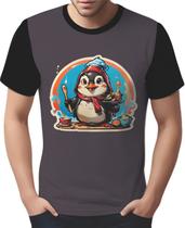 Camisa Camiseta Tshirt Chefe Pinguim Cozinheiro Cozinha 1