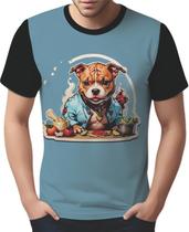 Camisa Camiseta Tshirt Chefe Pitbull Cozinheiro Cozinha 1