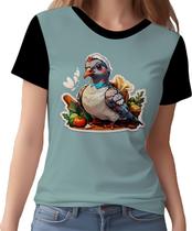 Camisa Camiseta Tshirt Chefe Pombo Cozinheiro Cozinha 2 Camisa Camiseta Tshirt Chefe Pombo Cozinheiro Cozinha 2