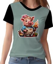 Camisa Camiseta Tshirt Chefe Porco Cozinheiro Cozinha 2