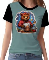 Camisa Camiseta Tshirt Chefe Urso Cozinheiro Cozinha HD 8