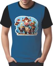 Camisa Camiseta Tshirt Chefe Vaquinha Cozinheira Cozinha 1