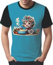 Camisa Camiseta Tshirt Chefe Zebra Cozinheira Cozinha 2