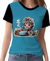 Camisa Camiseta Tshirt Chefe Zebra Cozinheira Cozinha 4