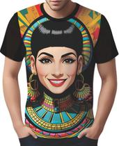 Camisa Camiseta Tshirt Cleopatra Pop Art Egito Egipcia HD 3