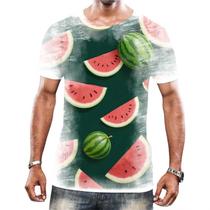 Camisa Camiseta Tshirt Coleção de Frutas Melancias Melão 3