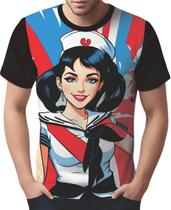 Camisa Camiseta Tshirt Estampa Mu.lher Marinheira Pop Art 1