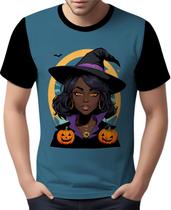 Camisa Camiseta Tshirt Halloween Bruxa Afro Terror Negra 8