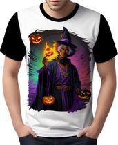 Camisa Camiseta Tshirt Halloween Bruxo Afro Mago Negro 3