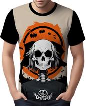 Camisa Camiseta Tshirt Halloween Esqueletos Caveiras HD 11