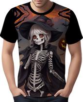 Camisa Camiseta Tshirt Halloween Esqueletos Caveiras HD 14