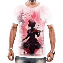 Camisa Camiseta Tshirt Instrumento Corda Violinos Melodia 10