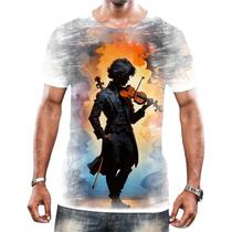 Camisa Camiseta Tshirt Instrumento Corda Violinos Melodia 9