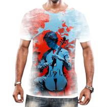 Camisa Camiseta Tshirt Instrumento Corda Violoncelo Arte 4 Camisa Camiseta Tshirt Instrumento Corda Violoncelo Arte 4