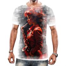 Camisa Camiseta Tshirt Instrumento Saxofone Saxofonista HD 1 Camisa Camiseta Tshirt Instrumento Saxofone Saxofonista HD 1