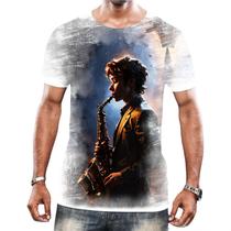 Camisa Camiseta Tshirt Instrumento Saxofone Saxofonista HD 3 Camisa Camiseta Tshirt Instrumento Saxofone Saxofonista HD 3