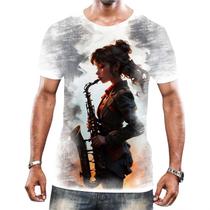 Camisa Camiseta Tshirt Instrumento Saxofone Saxofonista HD 5 Camisa Camiseta Tshirt Instrumento Saxofone Saxofonista HD 5