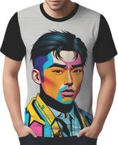 Camisa Camiseta Tshirt K-pop Moda Coreana Pop Art Ásia 3 Camisa Camiseta Tshirt K-pop Moda Coreana Pop Art Ásia 3