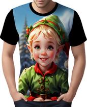 Camisa Camiseta TShirt Natal Festas Be.be Elfo Duende Noel 2