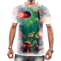 Camisa Camiseta Tshirt Natureza Cogumelos Psicodélica HD 11